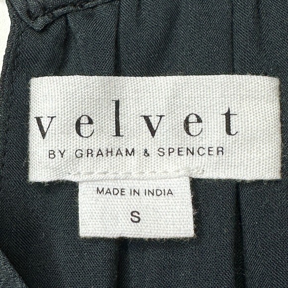 Velvet by Graham & Spencer Felicity Long Sleeve Boho Dress Charcoal Women S NWOT - Picture 2 of 10